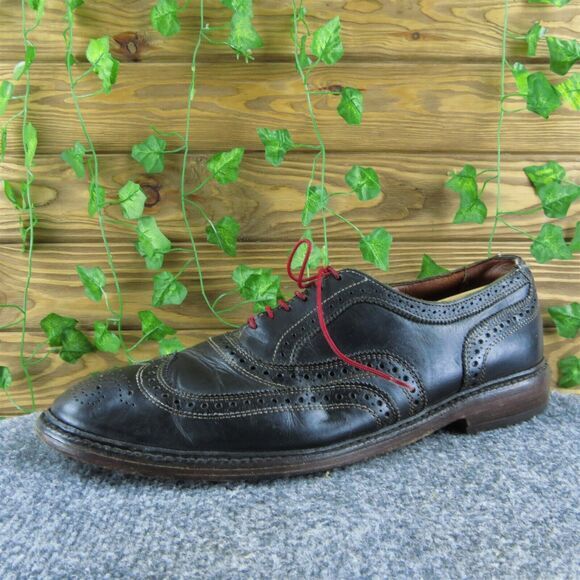 Allen Edmonds Men's McTavish Brogues Black Leather 12 Medium (D,‎ M) Used 2025 - Picture 1 of 7
